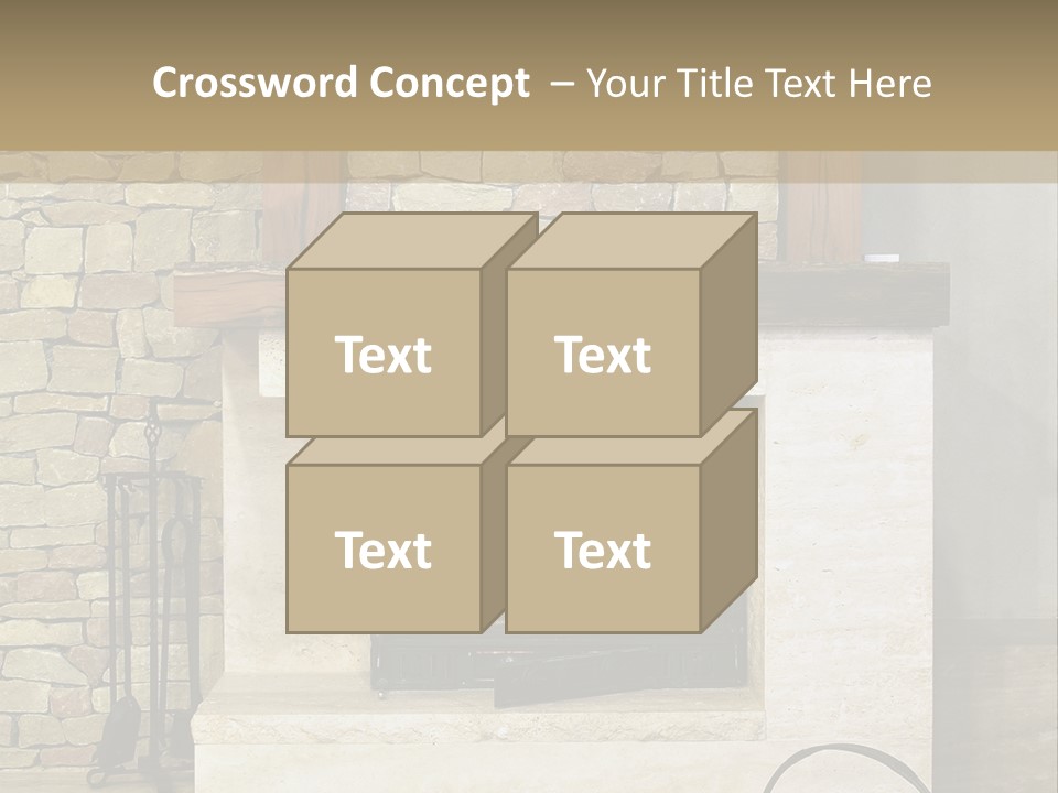 Fireplace Winter Warmth PowerPoint Template