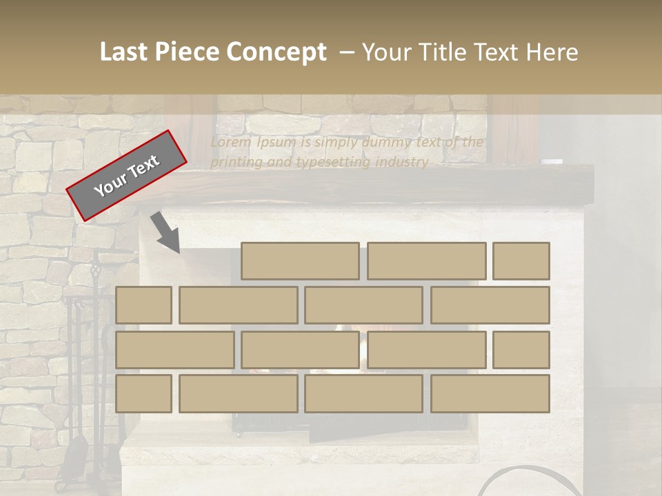 Fireplace Winter Warmth PowerPoint Template
