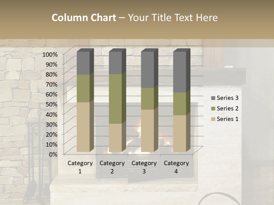 Fireplace Winter Warmth PowerPoint Template
