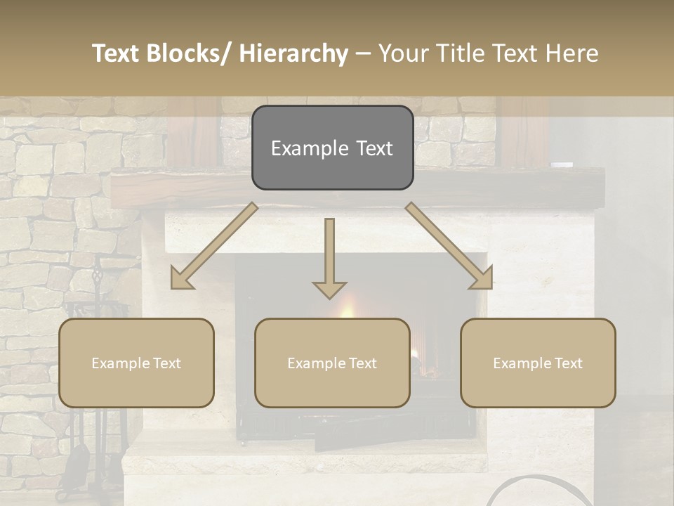 Fireplace Winter Warmth PowerPoint Template