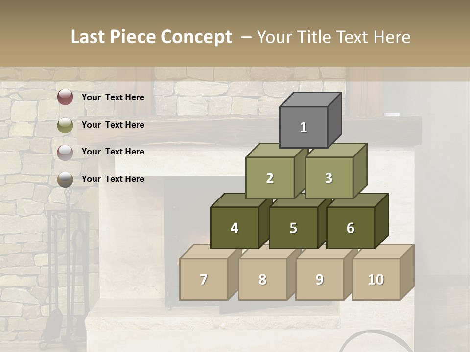 Fireplace Winter Warmth PowerPoint Template
