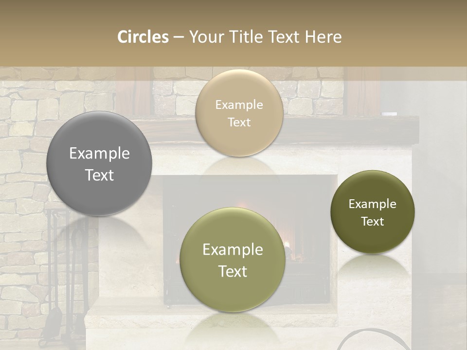 Fireplace Winter Warmth PowerPoint Template