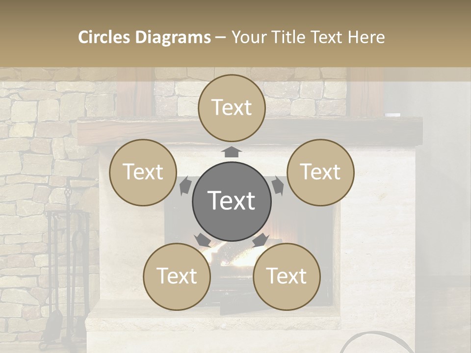 Fireplace Winter Warmth PowerPoint Template