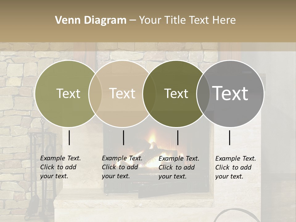 Fireplace Winter Warmth PowerPoint Template