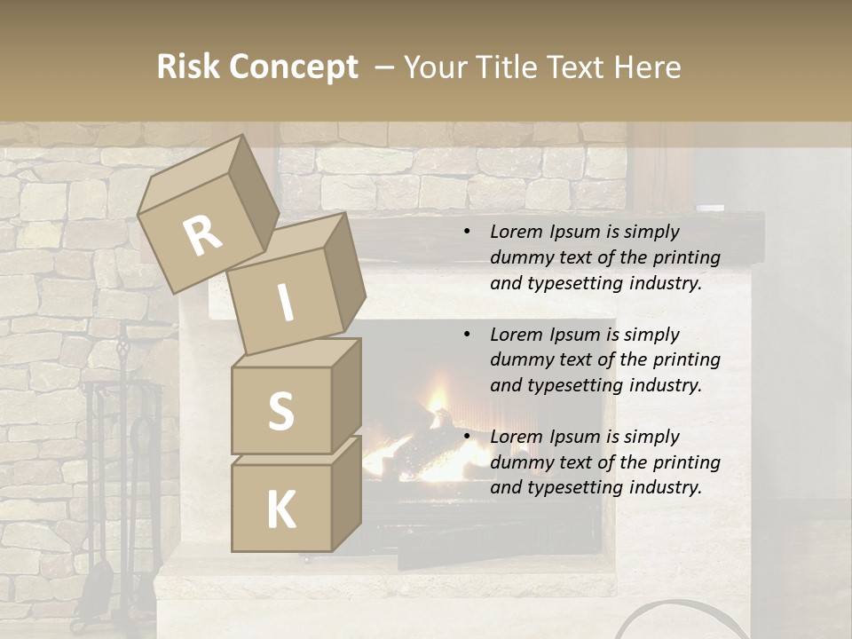 Fireplace Winter Warmth PowerPoint Template