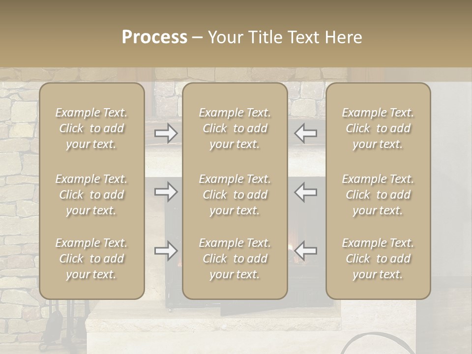 Fireplace Winter Warmth PowerPoint Template