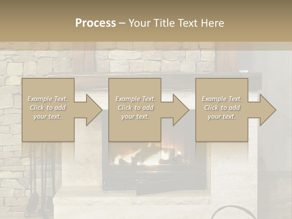 Fireplace Winter Warmth PowerPoint Template