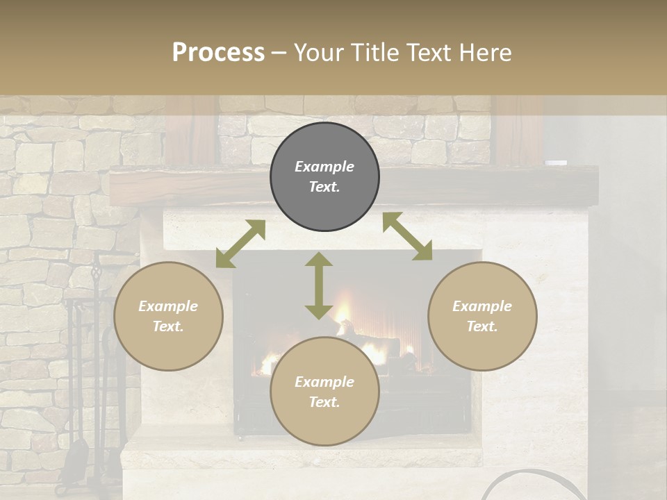 Fireplace Winter Warmth PowerPoint Template