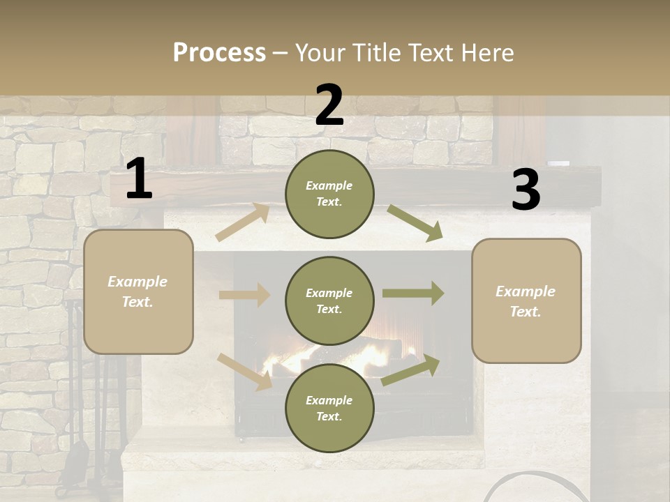 Fireplace Winter Warmth PowerPoint Template