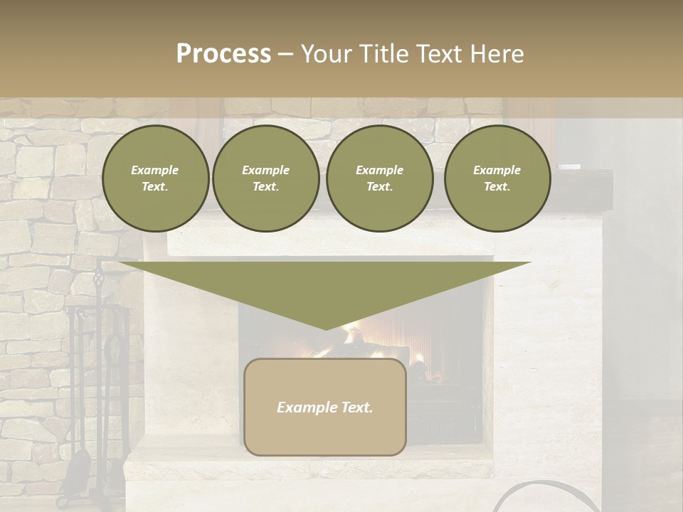 Fireplace Winter Warmth PowerPoint Template
