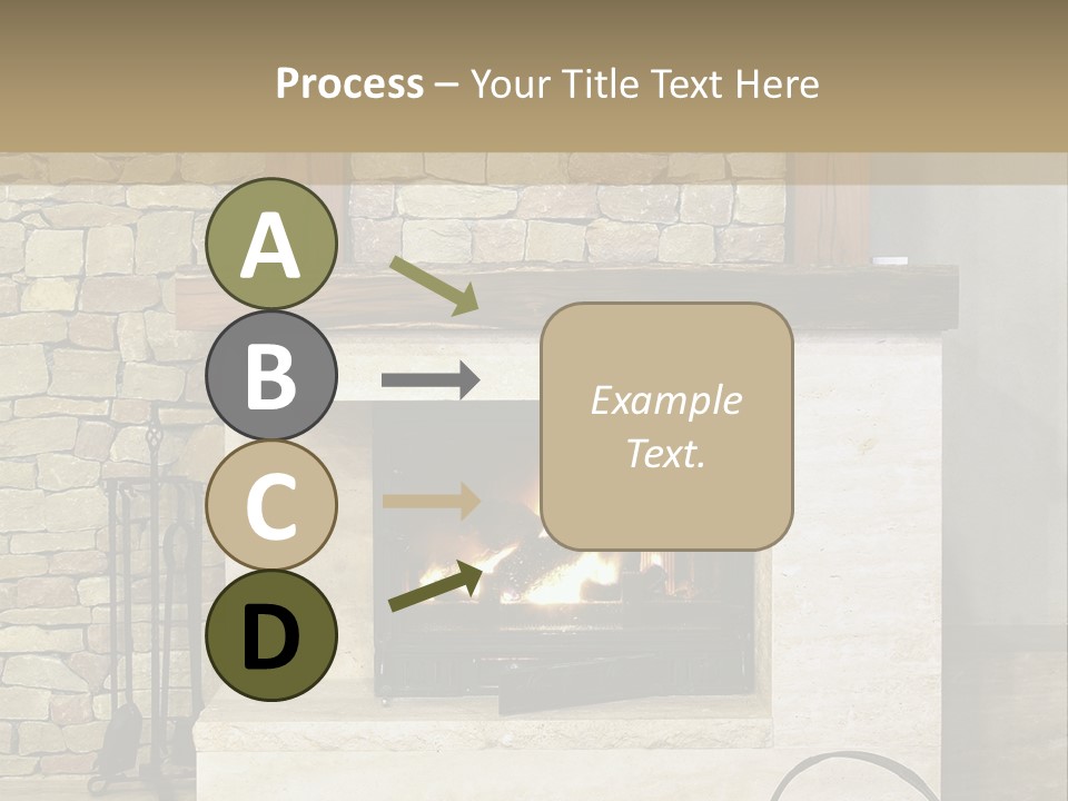 Fireplace Winter Warmth PowerPoint Template