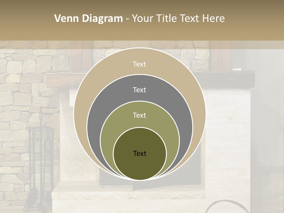 Fireplace Winter Warmth PowerPoint Template
