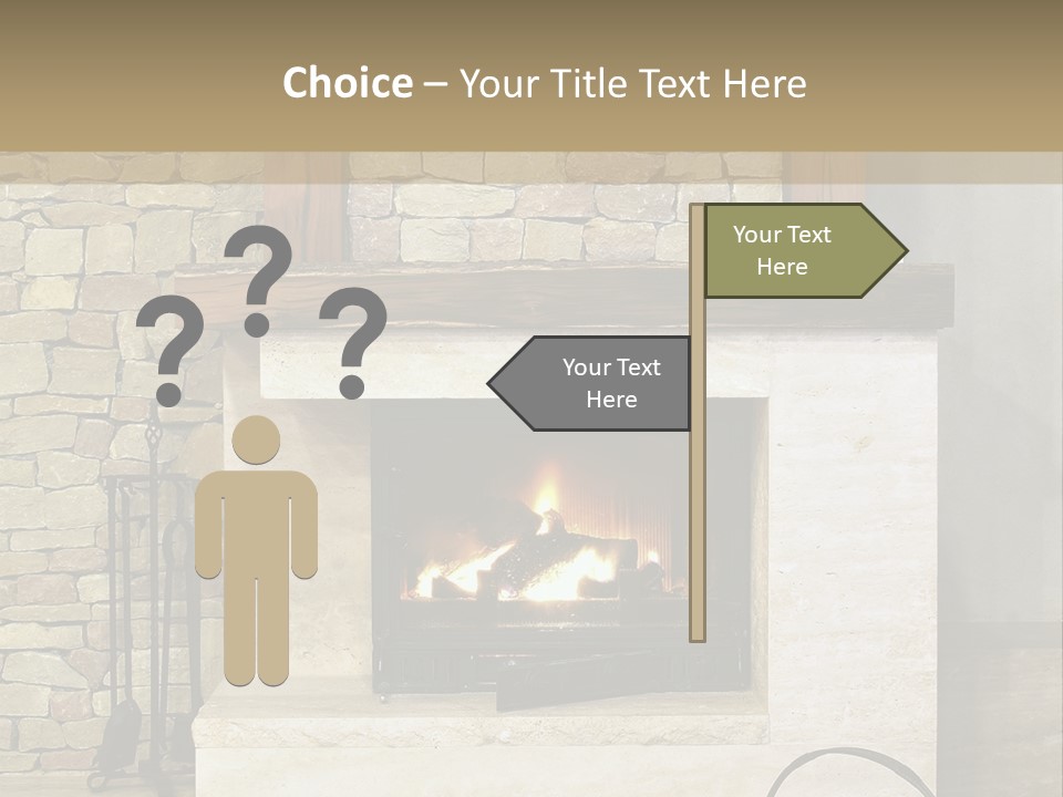 Fireplace Winter Warmth PowerPoint Template