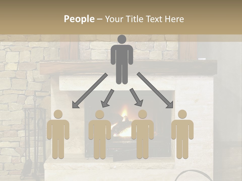 Fireplace Winter Warmth PowerPoint Template