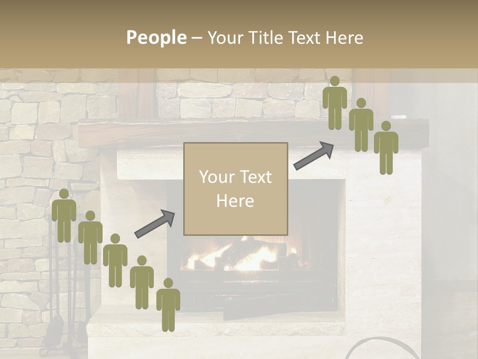 Fireplace Winter Warmth PowerPoint Template
