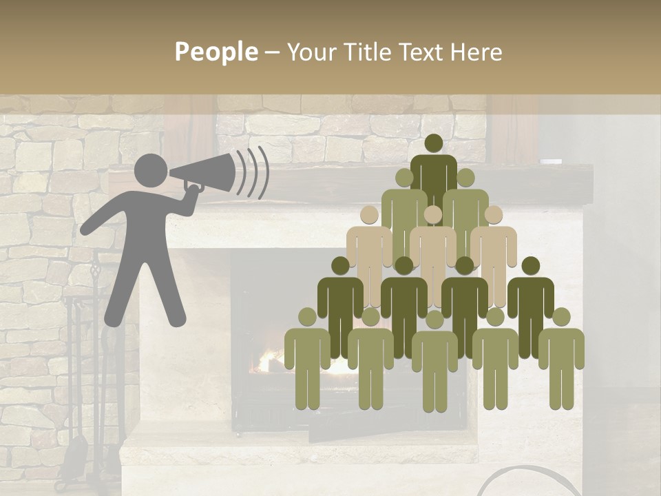 Fireplace Winter Warmth PowerPoint Template