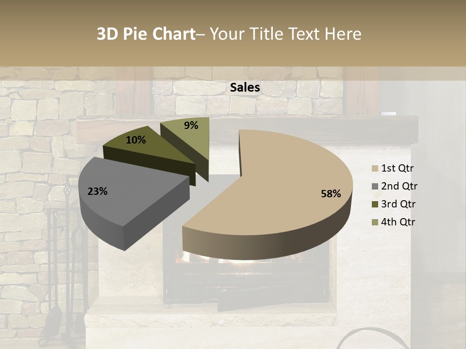 Fireplace Winter Warmth PowerPoint Template