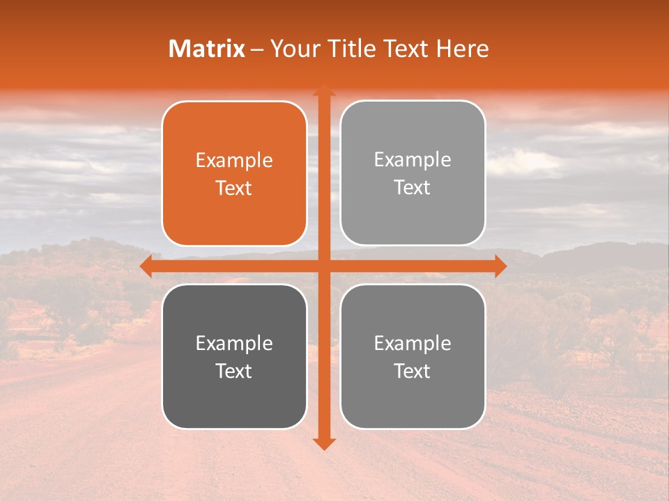 Under Arid Travel PowerPoint Template