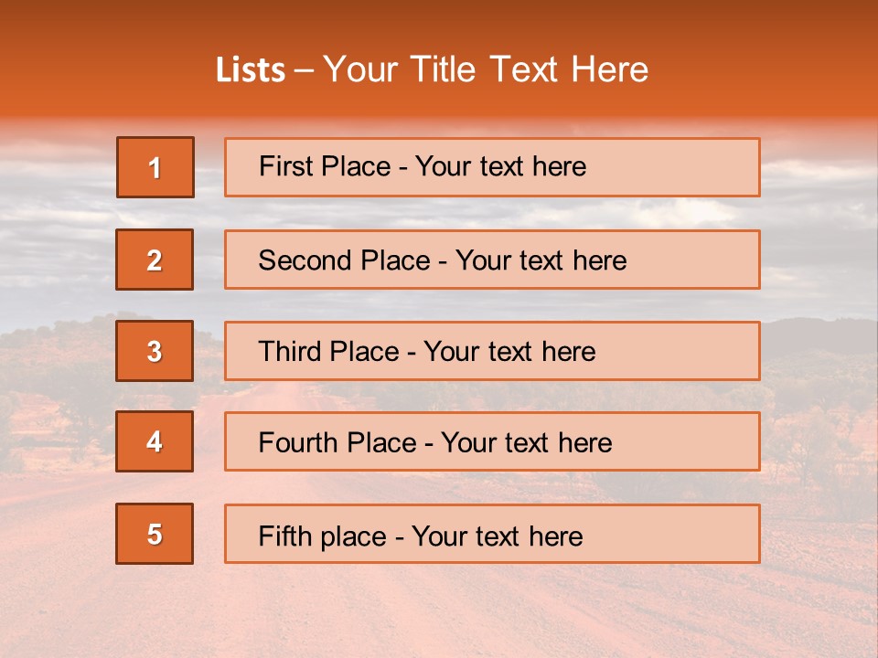 Under Arid Travel PowerPoint Template
