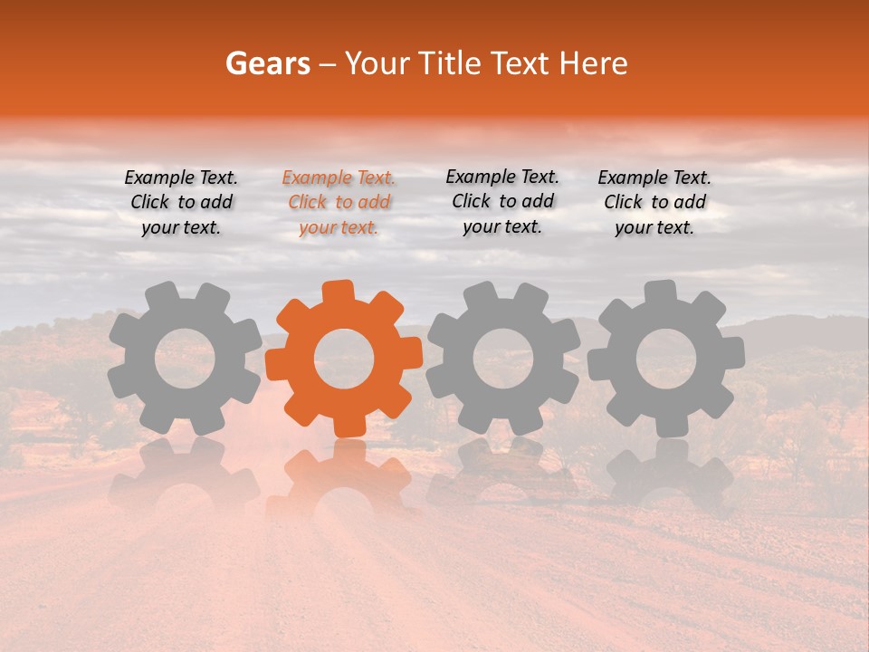 Under Arid Travel PowerPoint Template