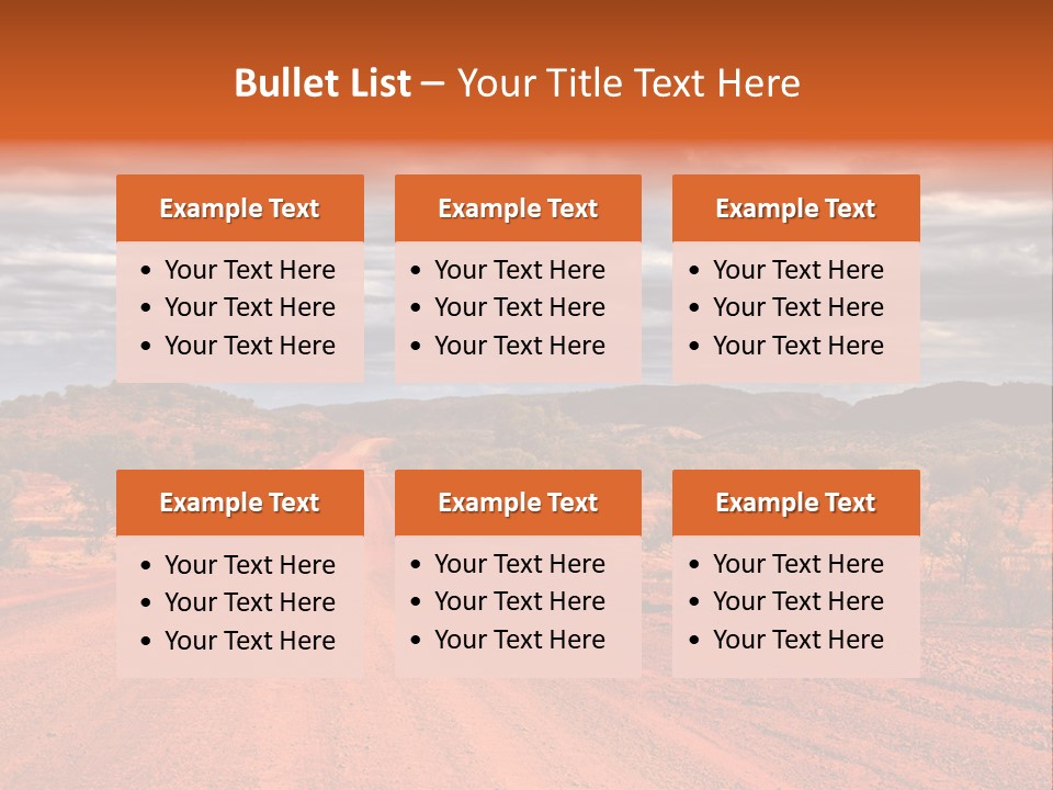 Under Arid Travel PowerPoint Template