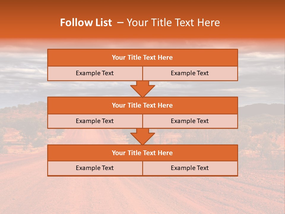Under Arid Travel PowerPoint Template