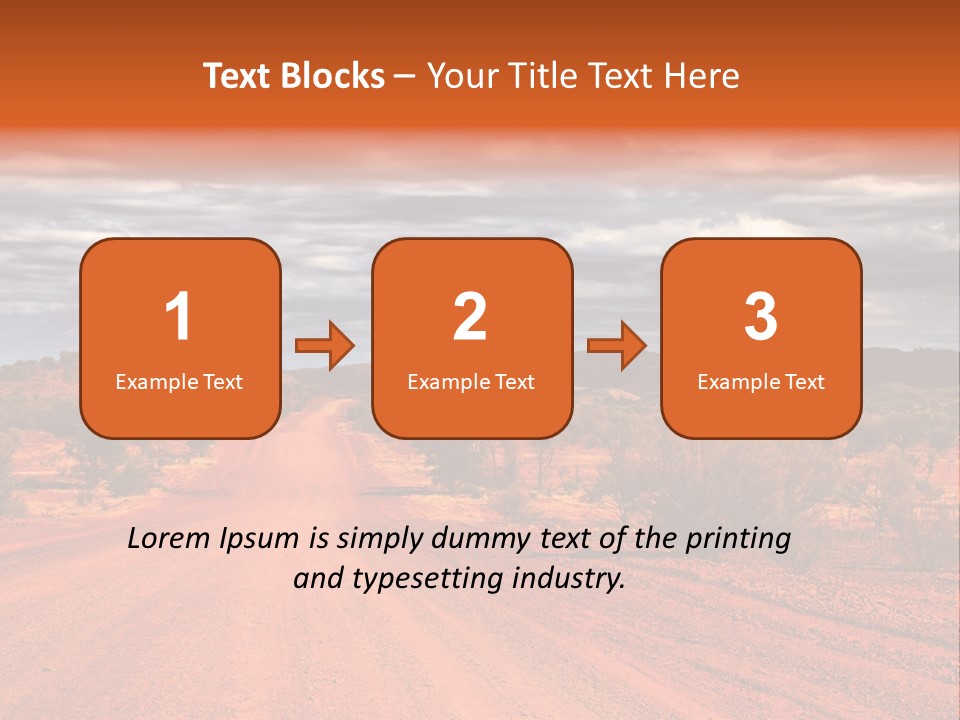 Under Arid Travel PowerPoint Template