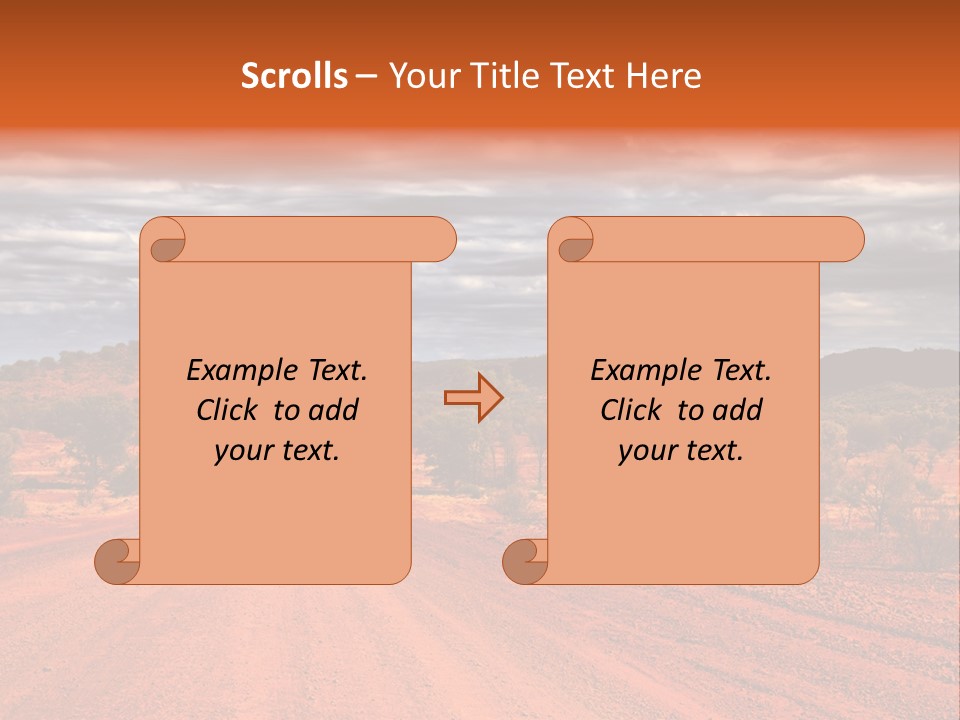 Under Arid Travel PowerPoint Template