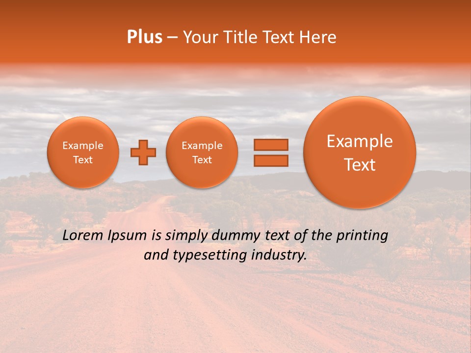 Under Arid Travel PowerPoint Template