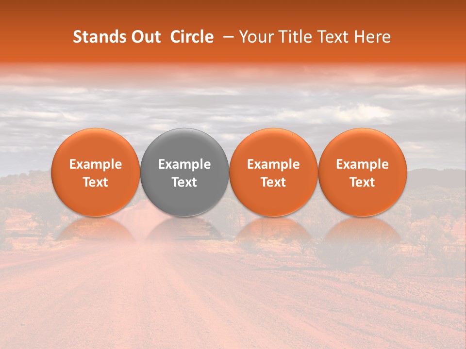 Under Arid Travel PowerPoint Template