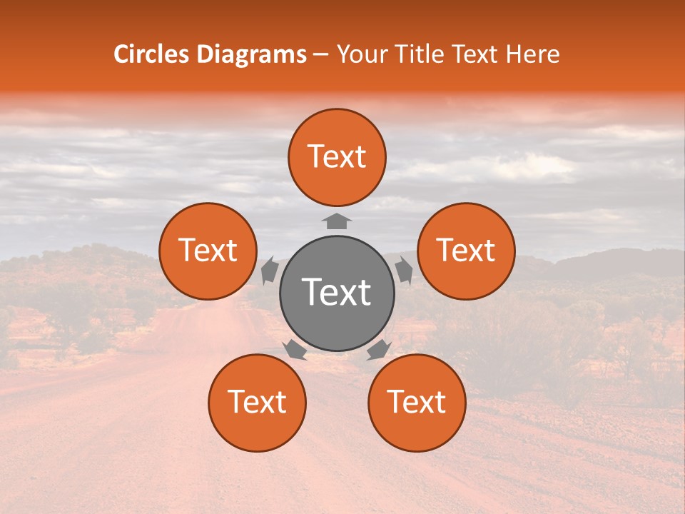 Under Arid Travel PowerPoint Template