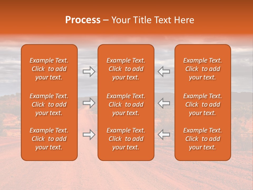 Under Arid Travel PowerPoint Template