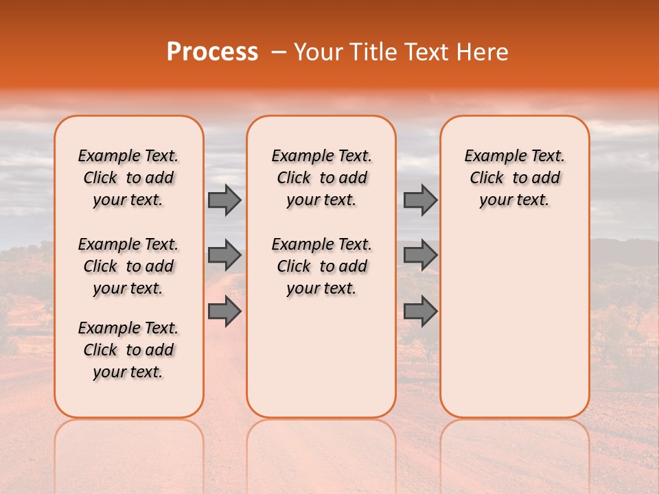 Under Arid Travel PowerPoint Template