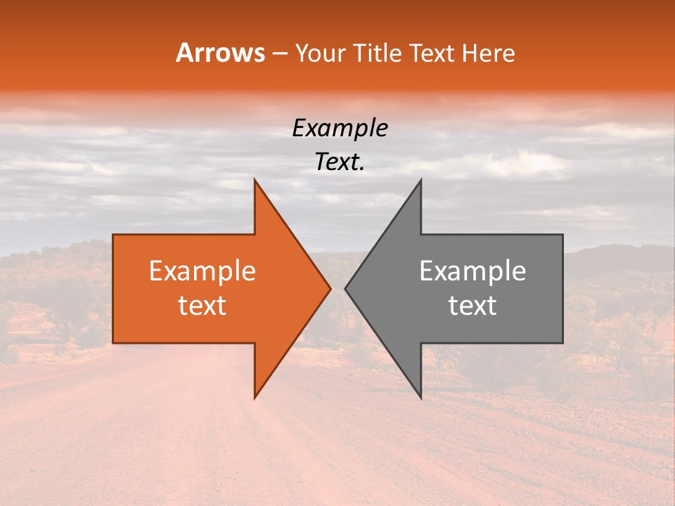 Under Arid Travel PowerPoint Template