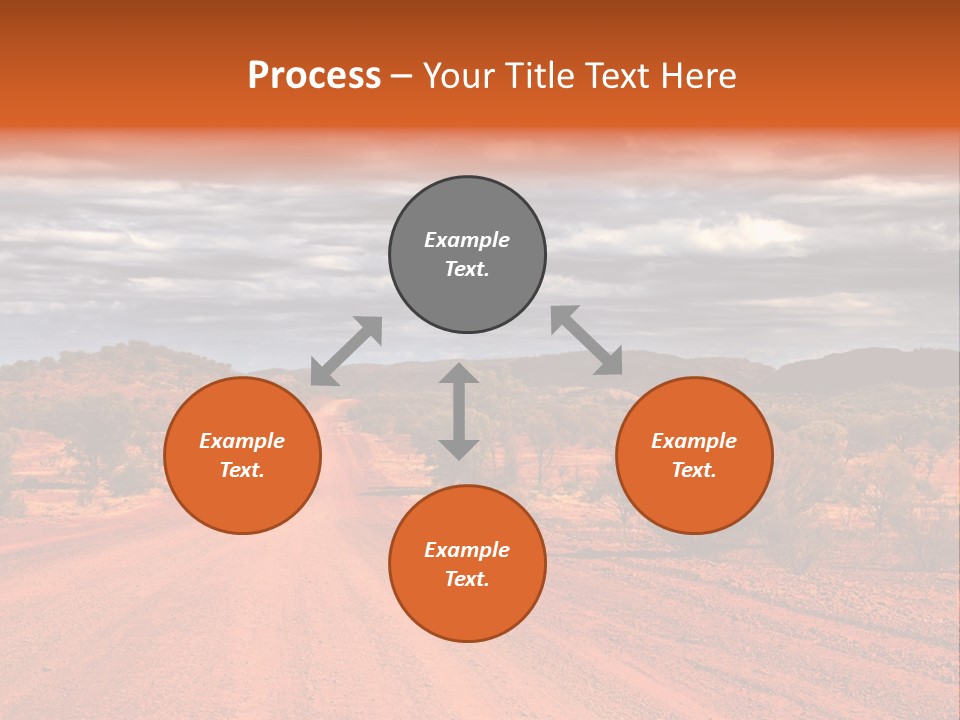 Under Arid Travel PowerPoint Template