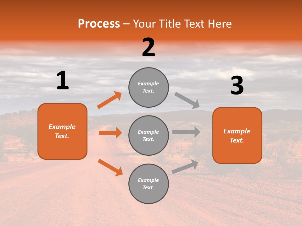 Under Arid Travel PowerPoint Template