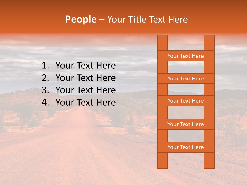 Under Arid Travel PowerPoint Template