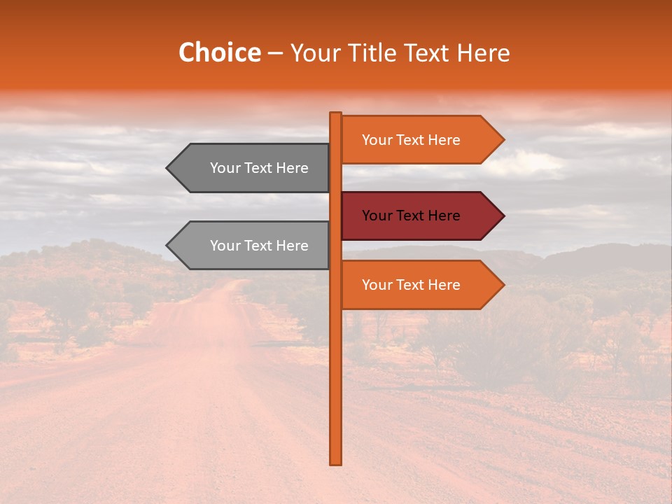 Under Arid Travel PowerPoint Template