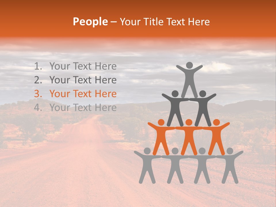 Under Arid Travel PowerPoint Template