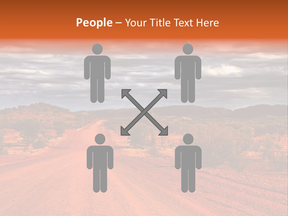 Under Arid Travel PowerPoint Template