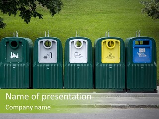 Disposal Natural Metal PowerPoint Template