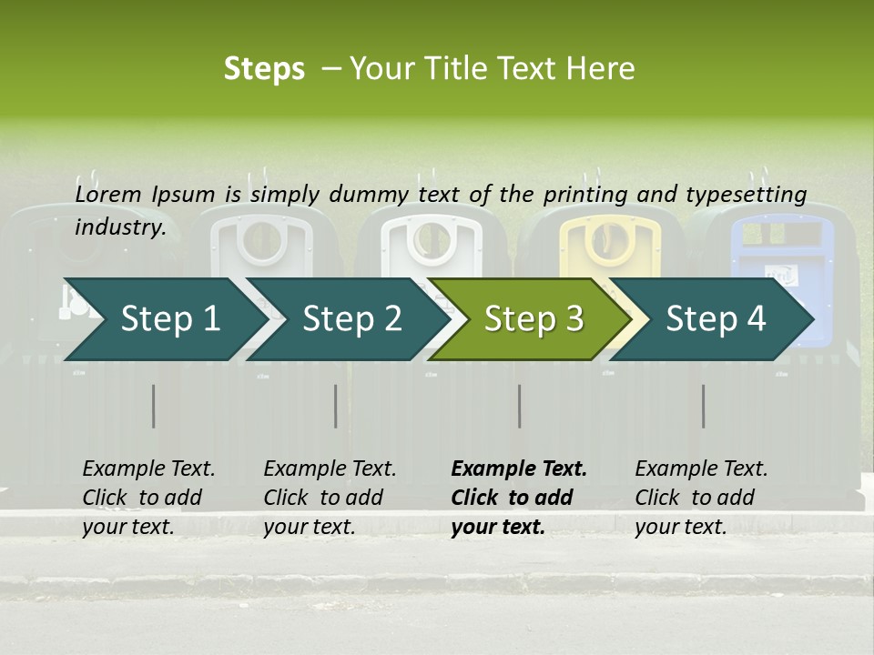 Disposal Natural Metal PowerPoint Template