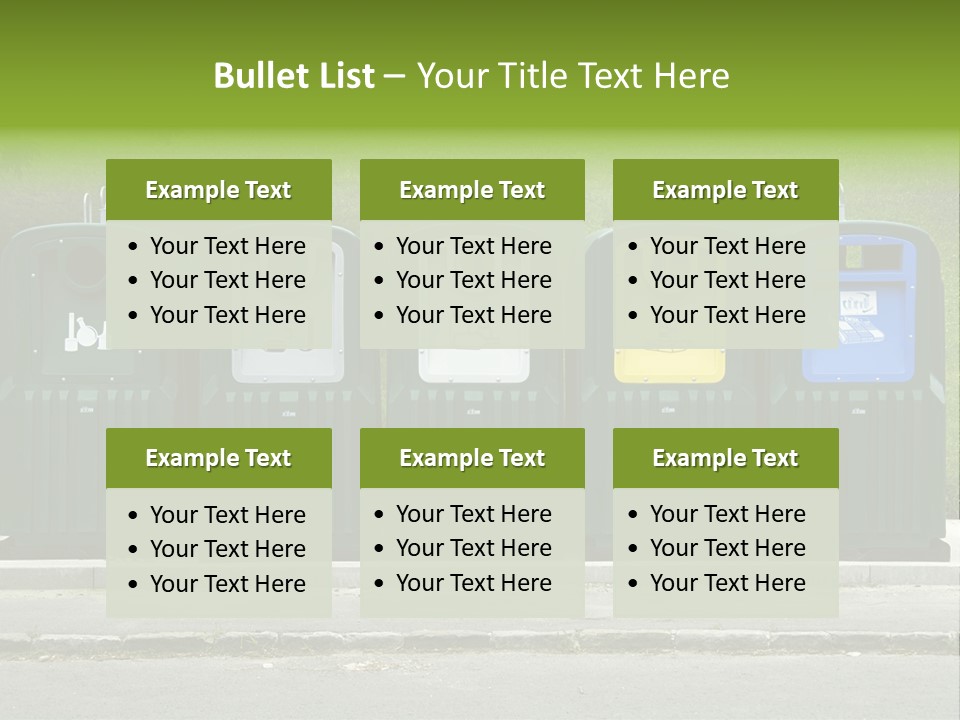 Disposal Natural Metal PowerPoint Template
