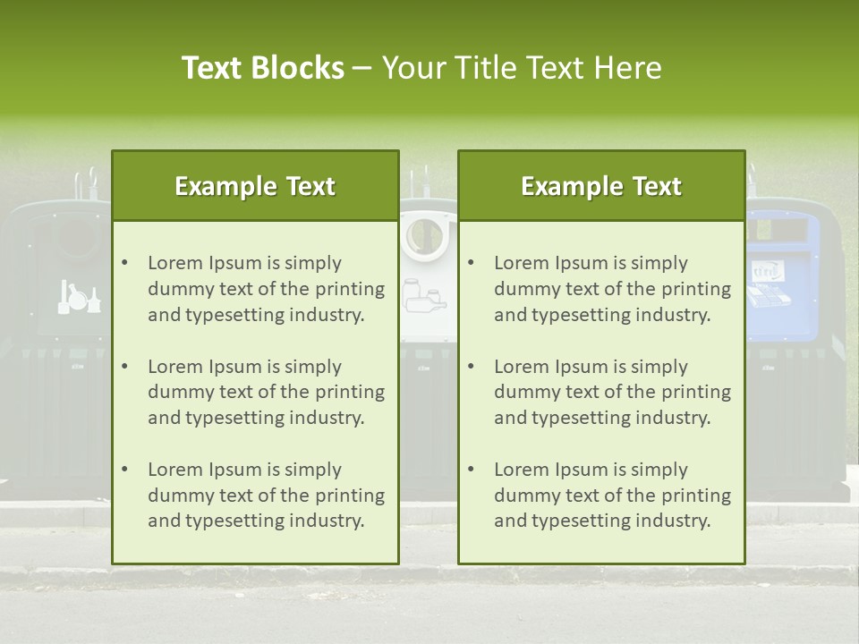 Disposal Natural Metal PowerPoint Template