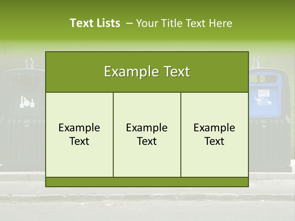 Disposal Natural Metal PowerPoint Template