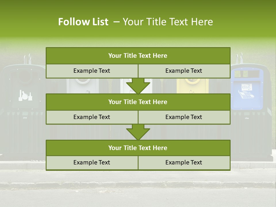 Disposal Natural Metal PowerPoint Template