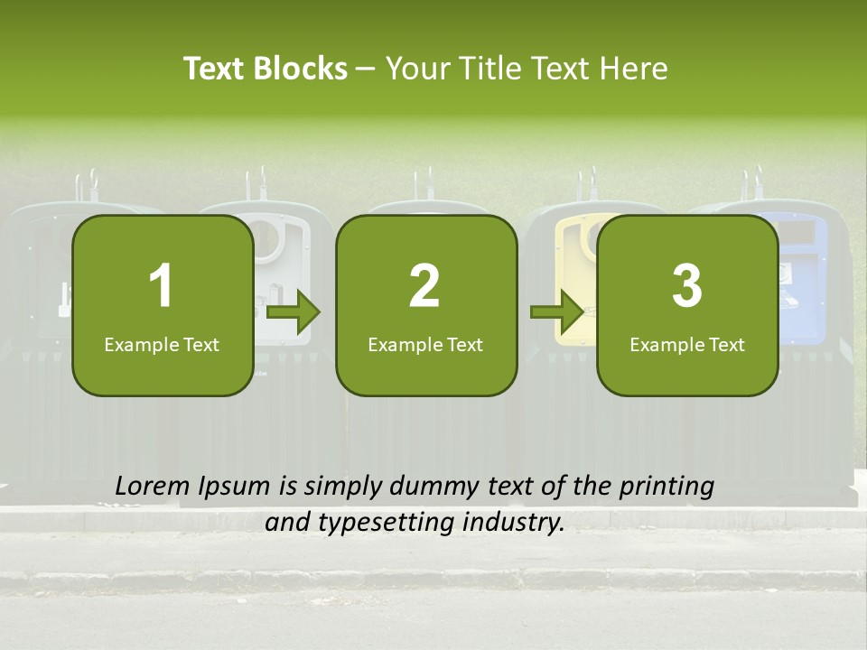 Disposal Natural Metal PowerPoint Template
