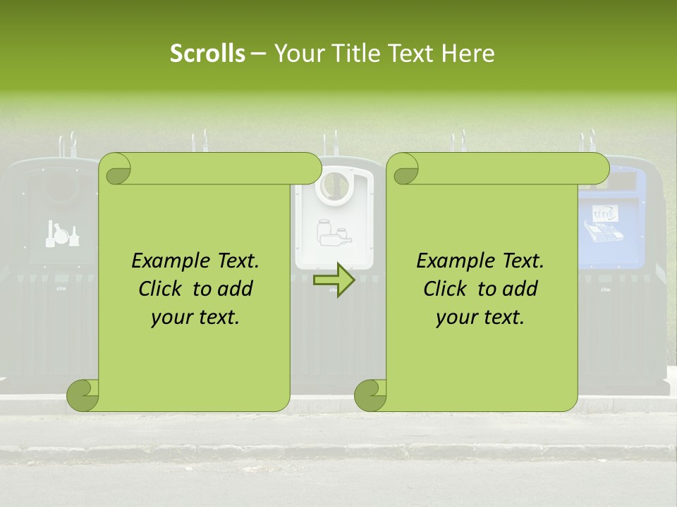 Disposal Natural Metal PowerPoint Template