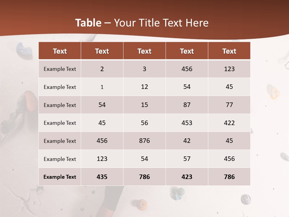 Body Fitness Athletic PowerPoint Template