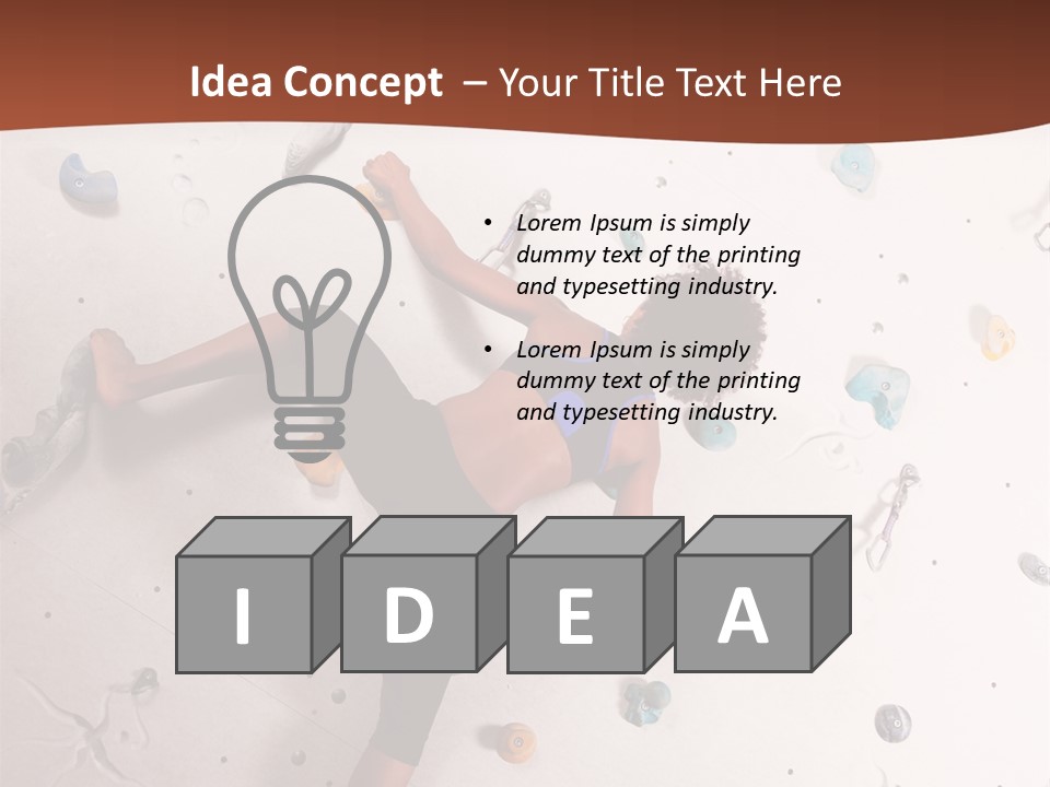 Body Fitness Athletic PowerPoint Template